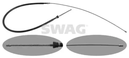 Трос, стояночная тормозная система SWAG купить